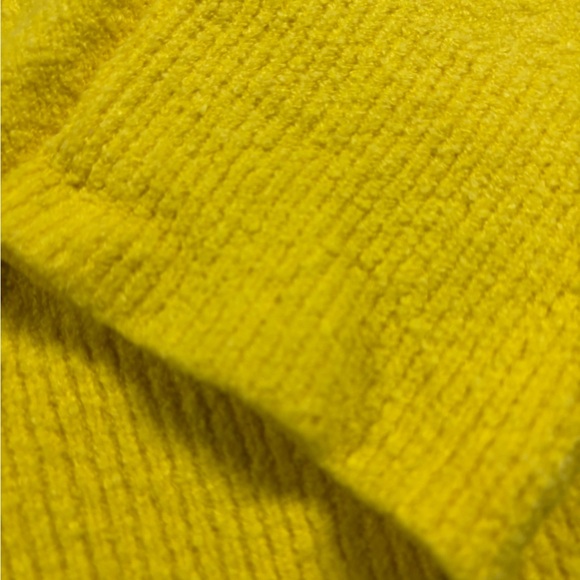 & Other Stories Yellow Knit Sweater Paris Atelier Wool Blend Size S - Picture 4 of 12